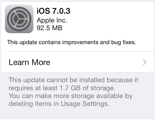 iOS7.0.3 download now available | SellMyCellPhones.com