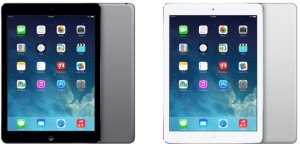 iPad Air in Space Gray and Silver