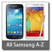 View all Samsung product prices A-Z