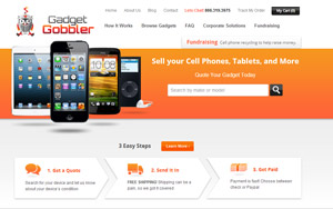 Gadget Gobbler website screenshot